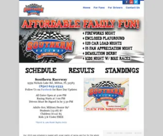 Southernraceway.com(Southern Raceway) Screenshot