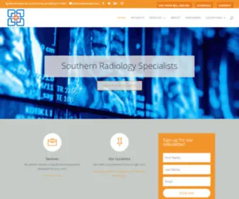 Southernradiologyspecialists.com(A network of radiology centers providing diagnostic imaging and tests to fit your health care needs and budget) Screenshot