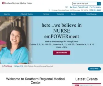 Southernregional.org(Southern Regional Medical Center) Screenshot