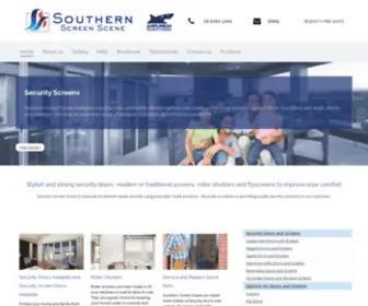 Southernscreenscene.com.au(Security Screens for Purchase) Screenshot