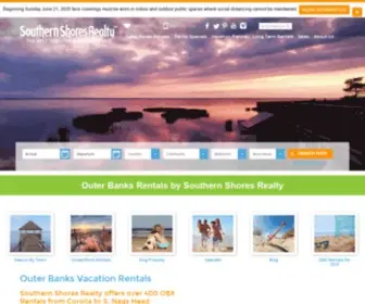 Southernshores.com(Outer Banks Vacation Rentals) Screenshot