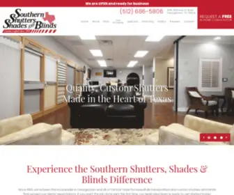 Southernshuttersusa.com(Custom Shutters Georgetown) Screenshot