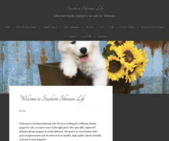 Southernsiberianlife.com(Siberian Husky puppies for sale) Screenshot