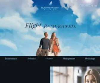 Southernskyaviation.com(Flight Reimagined) Screenshot