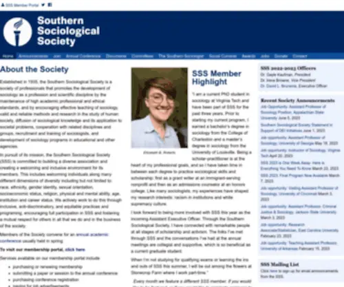 Southernsociologicalsociety.org(Southern Sociological Society) Screenshot