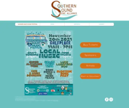 Southernsoundalliance.com(Summer Haze Music Festival) Screenshot