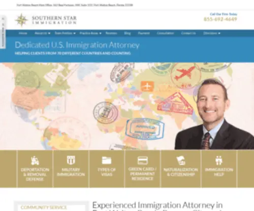 Southernstarimmigration.com(Immigration Attorneys Fort Walton Beach Florida) Screenshot