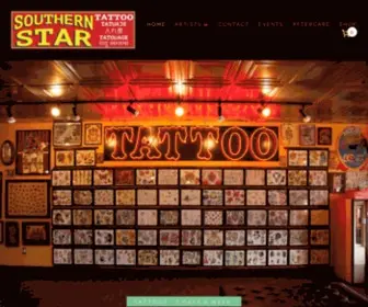 Southernstartattoo.net(SOUTHERN STAR TATTOO) Screenshot