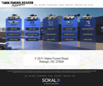 Southernstatescarsnc.com(Southern States Cars North Carolina) Screenshot