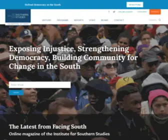 Southernstudies.org(The Institute for Southern Studies) Screenshot