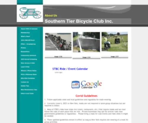 Southerntierbicycleclub.org(Southern Tier Bicycle Club) Screenshot