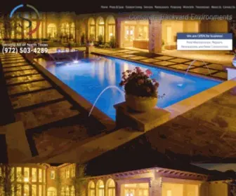 Southernwindpools.com(McKinney Pool Builder Near Dallas Serving All of North Texas with Custom Pool Designs) Screenshot