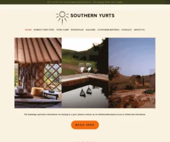 Southernyurts.co.za(Southern Yurts) Screenshot