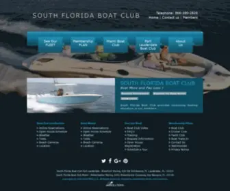 Southfloridaboatclub.com(South Florida Boat Club) Screenshot
