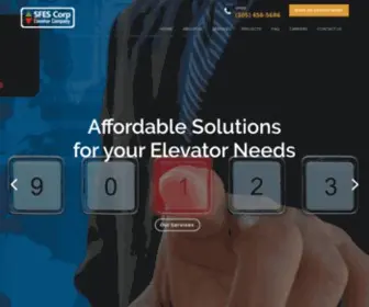 Southfloridaelevatorservice.com(Miami Elevator Company) Screenshot