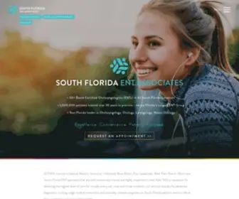 Southfloridaent.com(South Florida Ear) Screenshot
