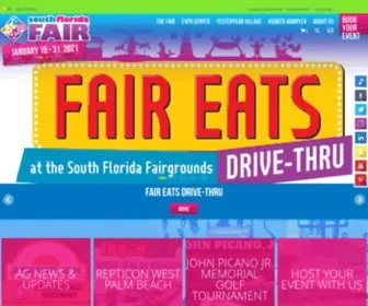 Southfloridafair.com(The annual South Florida Fair in West Palm Beach) Screenshot