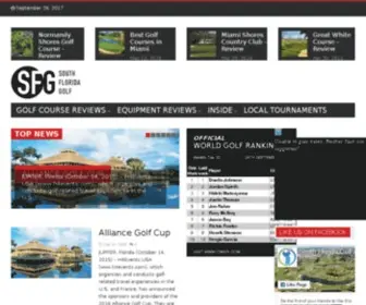 Southfloridagolfmagazine.com(Local golf course info) Screenshot