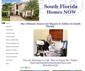 Southfloridahomesnow.com(South Florida) Screenshot