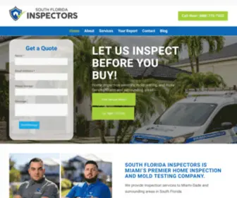 Southfloridainspectors.com(Best Home Inspection Company in South Florida) Screenshot