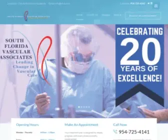Southfloridavascular.com(South Florida Vascular Associates) Screenshot