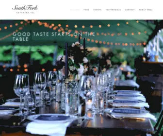 Southforktn.com(South Fork Catering Co) Screenshot