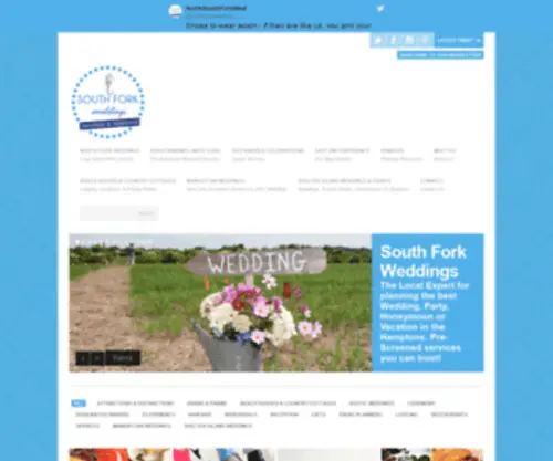 Southforkweddings.com(South Fork Weddings) Screenshot