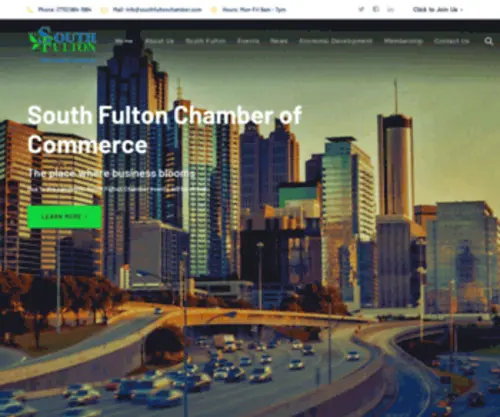 Southfultonchamber.com(A Destination Community) Screenshot