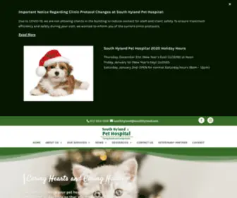 Southhyland.com(South Hyland Pet Hospital) Screenshot