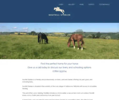 Southillstables.co.uk(Southill Stables) Screenshot
