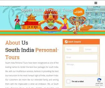 Southindiapersonaltours.com(South India Tourism) Screenshot