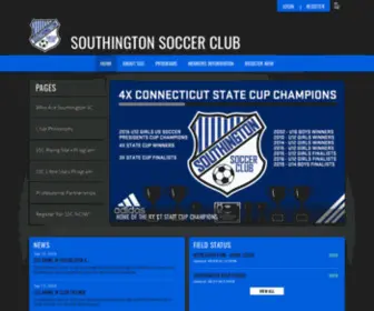 Southingtonsoccer.org(Southington Soccer Club) Screenshot