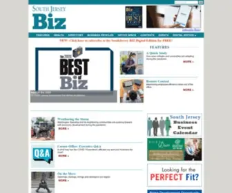 SouthJerseybiz.net(South Jersey's premier magazine dedicated to business in South Jersey. South Jersey Biz) Screenshot