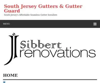 SouthJerseygutters.com(South jersey seamless gutters and gutter guard) Screenshot