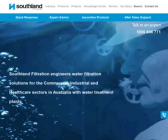 Southlandfiltration.com.au(Southland Filtration) Screenshot