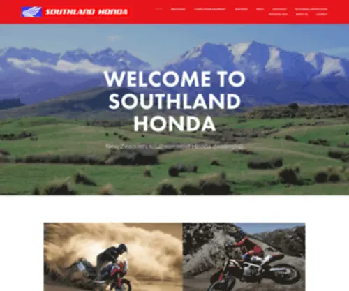 Southlandhonda.co.nz(Southland Honda) Screenshot