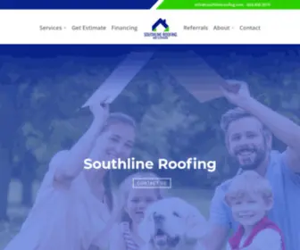 Southlineroofing.com(Mount Pleasant Roofing Company) Screenshot