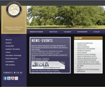 Southlouisiana.edu(South Louisiana Community College) Screenshot