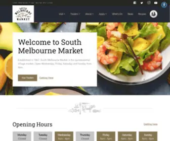 Southmelbournemarket.com.au(South Melbourne Market) Screenshot