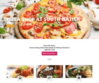 Southnatickpizza.com(Pizza Shop At South Natick) Screenshot