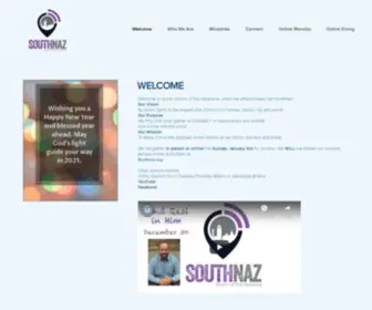 Southnaz.org(South Church of the Nazarene) Screenshot