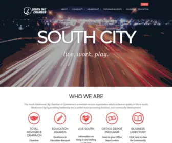 Southokc.com(South OKC Chamber of Commerce) Screenshot