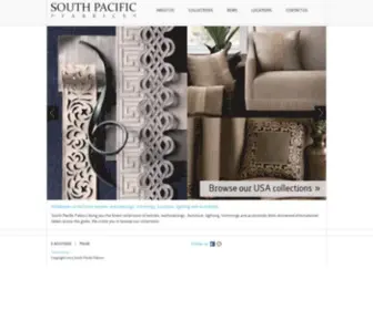 SouthpacificFabrics.com(South Pacific Fabrics) Screenshot