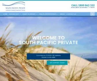 SouthpacificPrivate.com.au(South Pacific Private) Screenshot