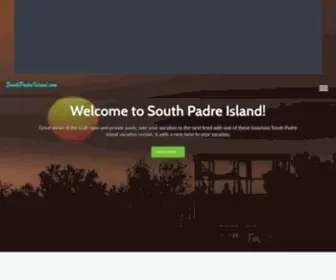 Southpadreisland.com(South Padre Island Texas) Screenshot