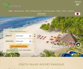 Southpalmsresort.com(South Palms) Screenshot