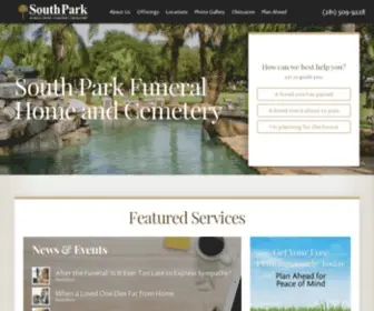 Southparkfunerals.com(The passing of a loved one) Screenshot