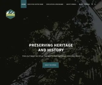 Southparkheritage.org(South Park National Heritage Area) Screenshot