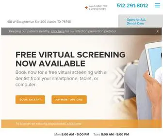 Southparkmeadowsdentalgroup.com(Dentist Office in Austin) Screenshot