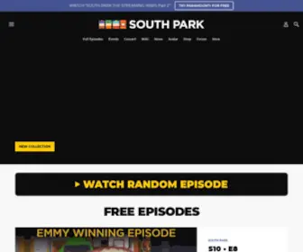 Southparkstudios.nu(South Park) Screenshot